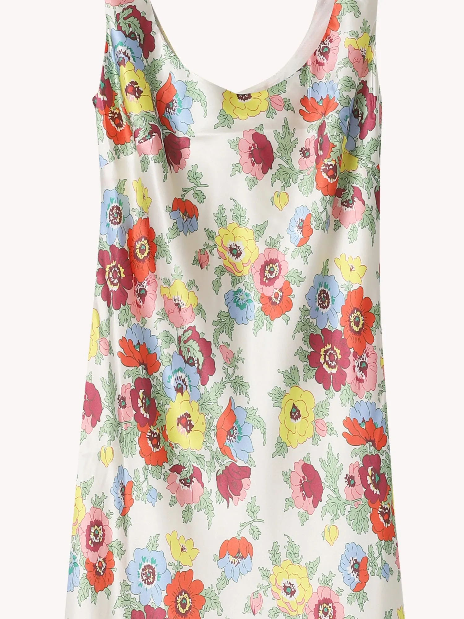 ADELE WILDFLOWER SILK DRESS