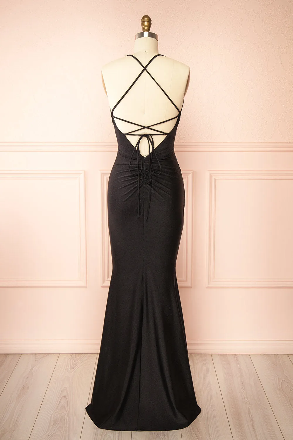 Akari Black | Mermaid Maxi Dress