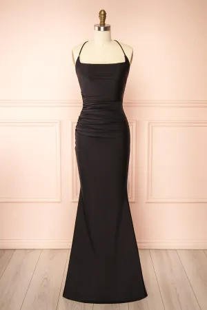 Akari Black | Mermaid Maxi Dress