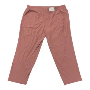 Athletic Pants By Stylus In Pink, Size:2X