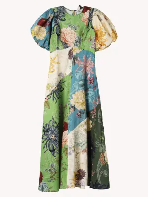 Avery Spliced Midi Dress