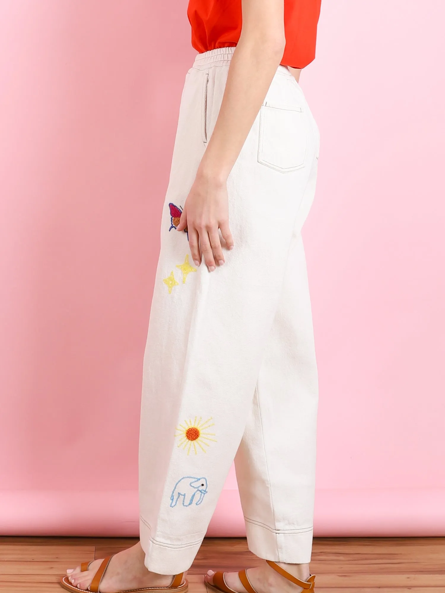 Banano Pants in White