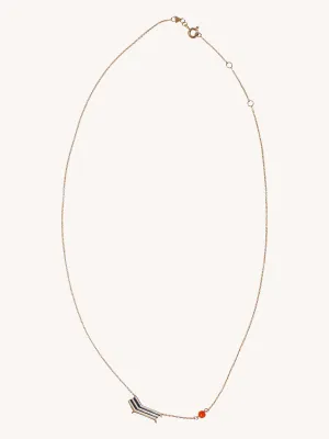 Beach Chair Necklace in Enamel