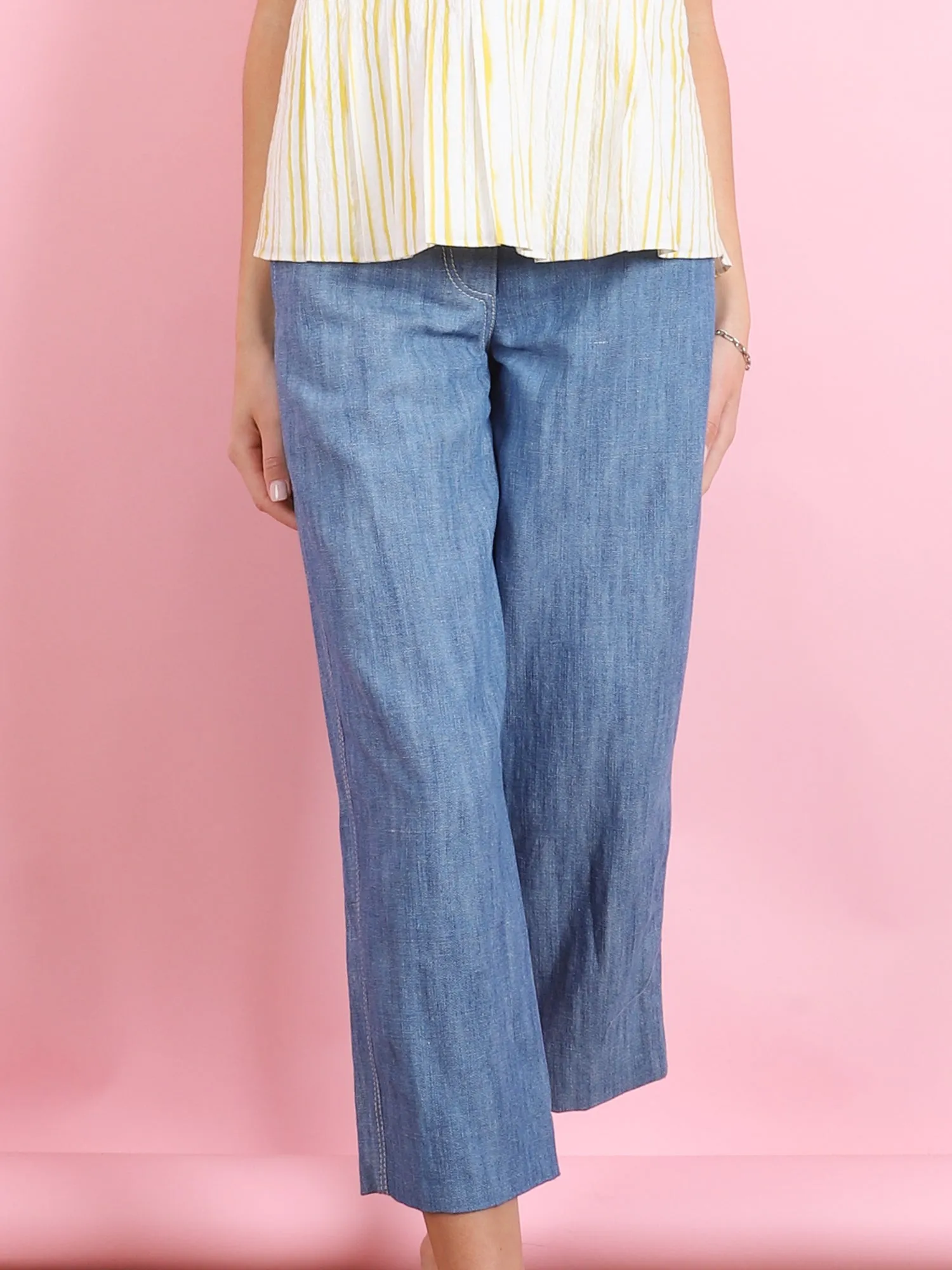 BLUE EYES CROP PANTS