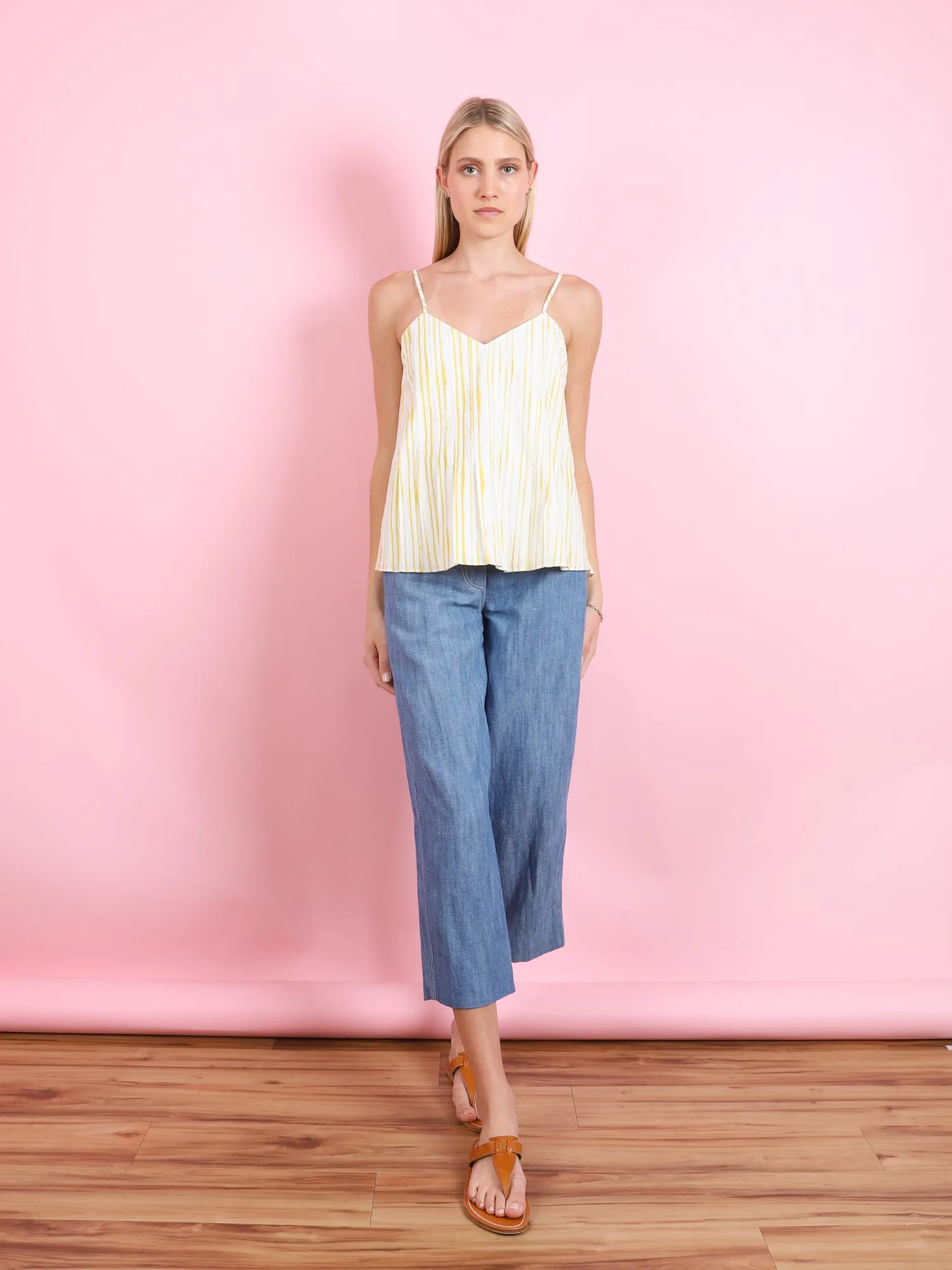 BLUE EYES CROP PANTS
