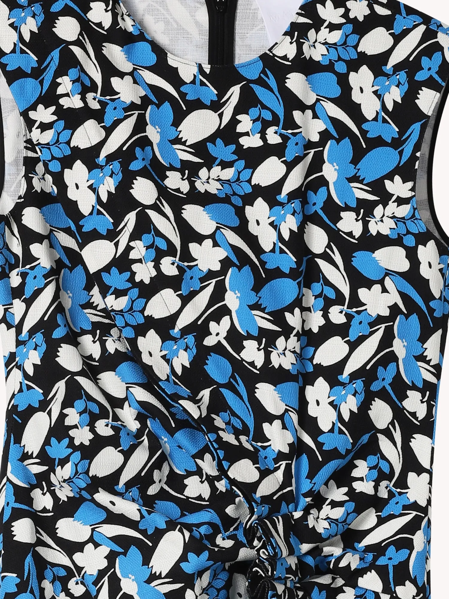 BLUE/BLACK SLEEVELESS DRESS