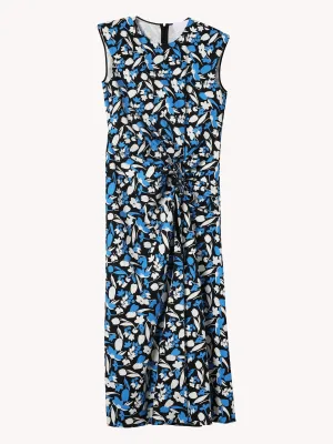 BLUE/BLACK SLEEVELESS DRESS