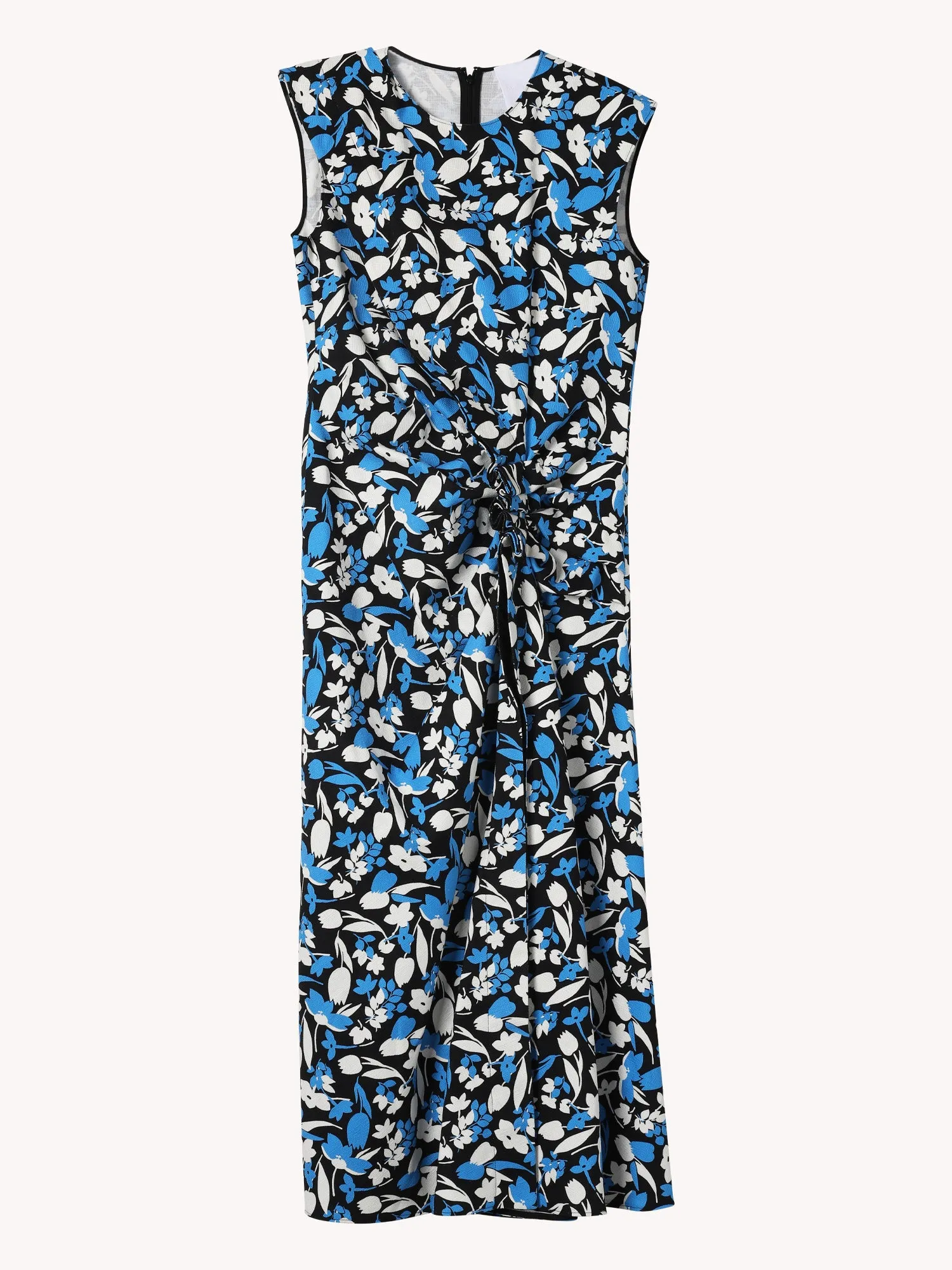 BLUE/BLACK SLEEVELESS DRESS
