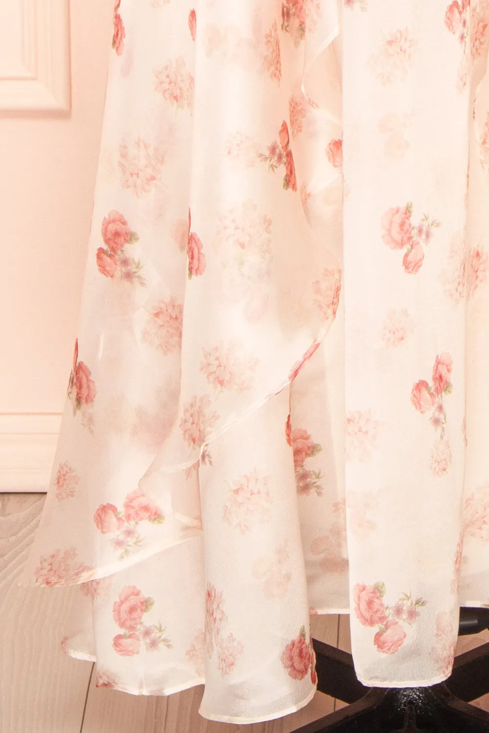 Braelyn | Pink Floral Maxi Dress