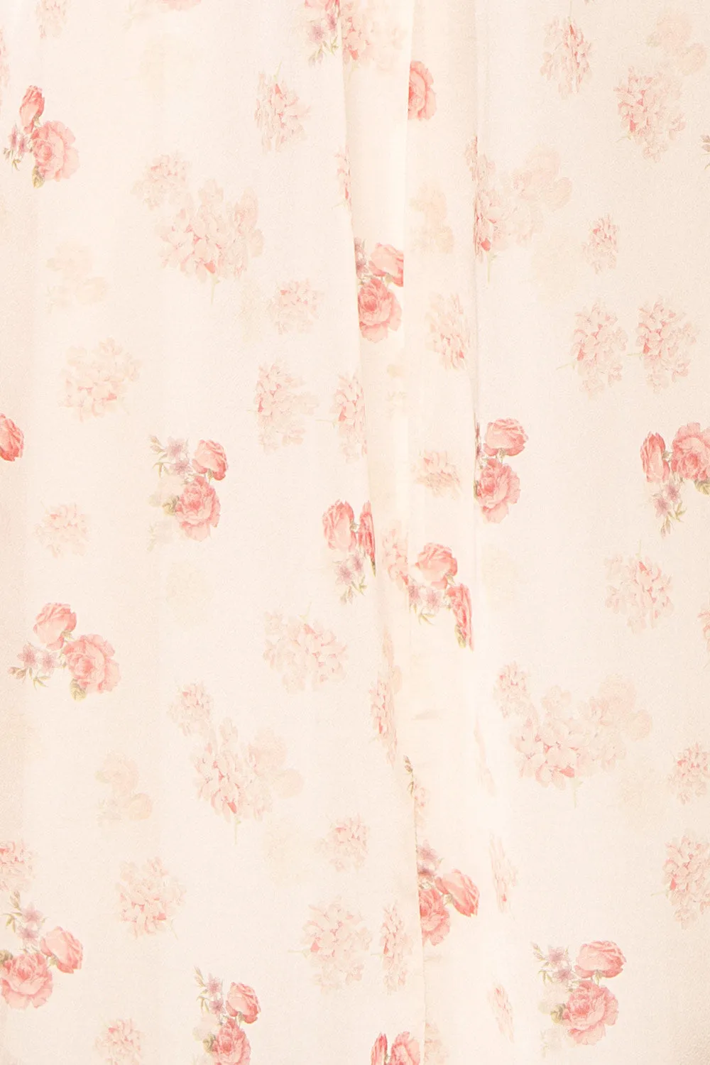 Braelyn | Pink Floral Maxi Dress