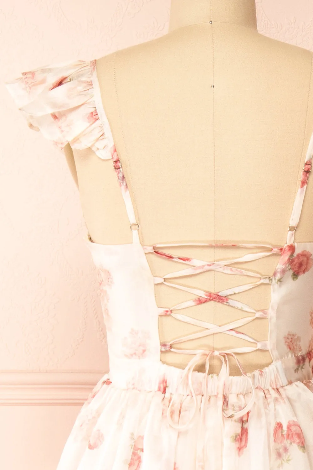 Braelyn | Pink Floral Maxi Dress