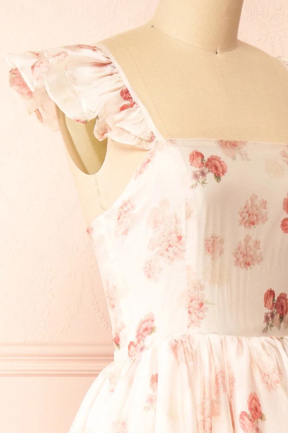 Braelyn | Pink Floral Maxi Dress