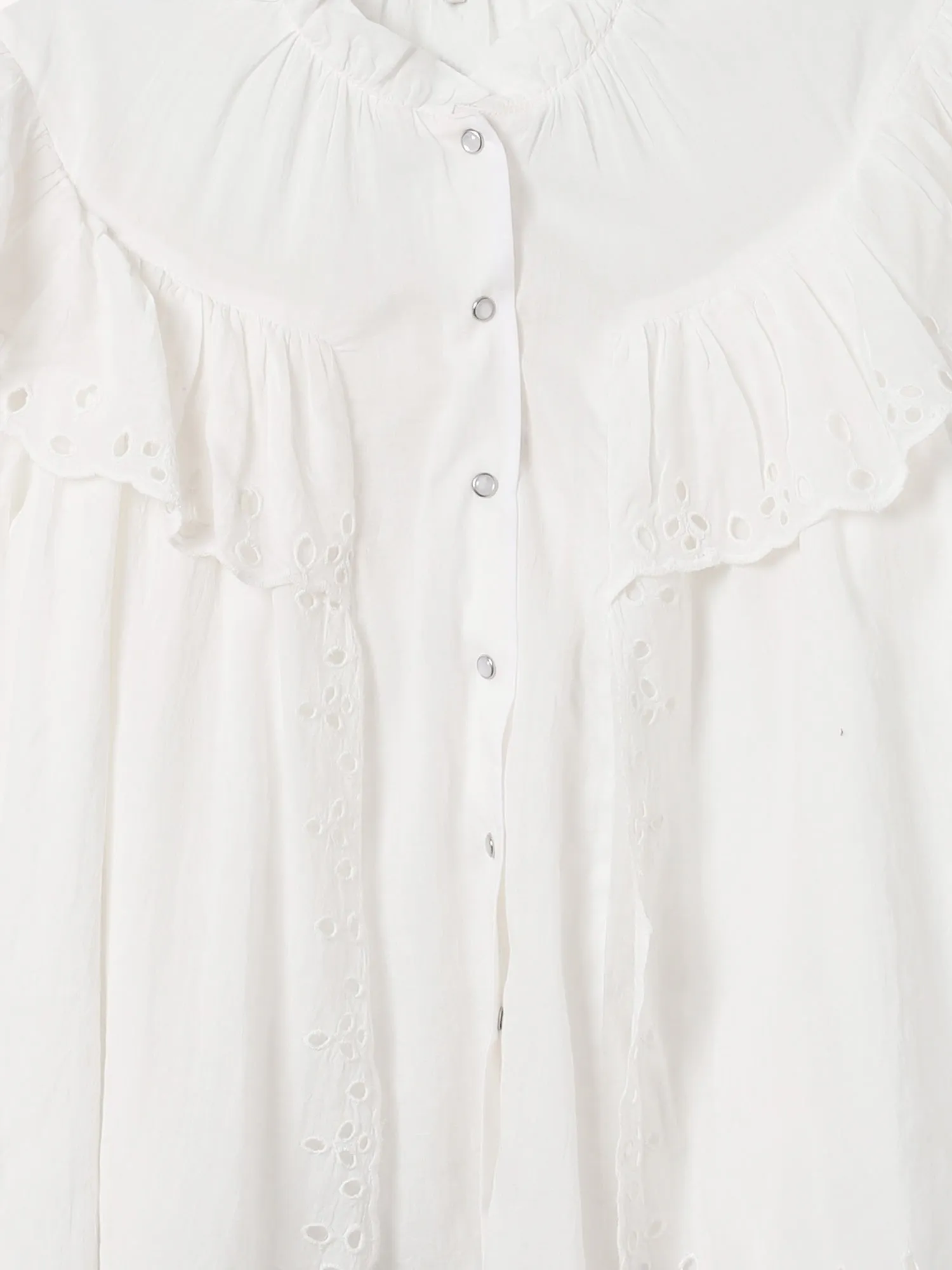 Broderie Anglaise Woven Shirt