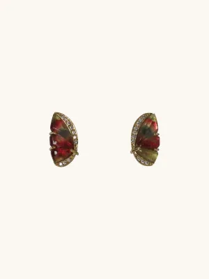 Butterfly Tourmaline Studs