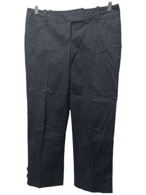 Capris By Limited In Striped Pattern, Size: 0