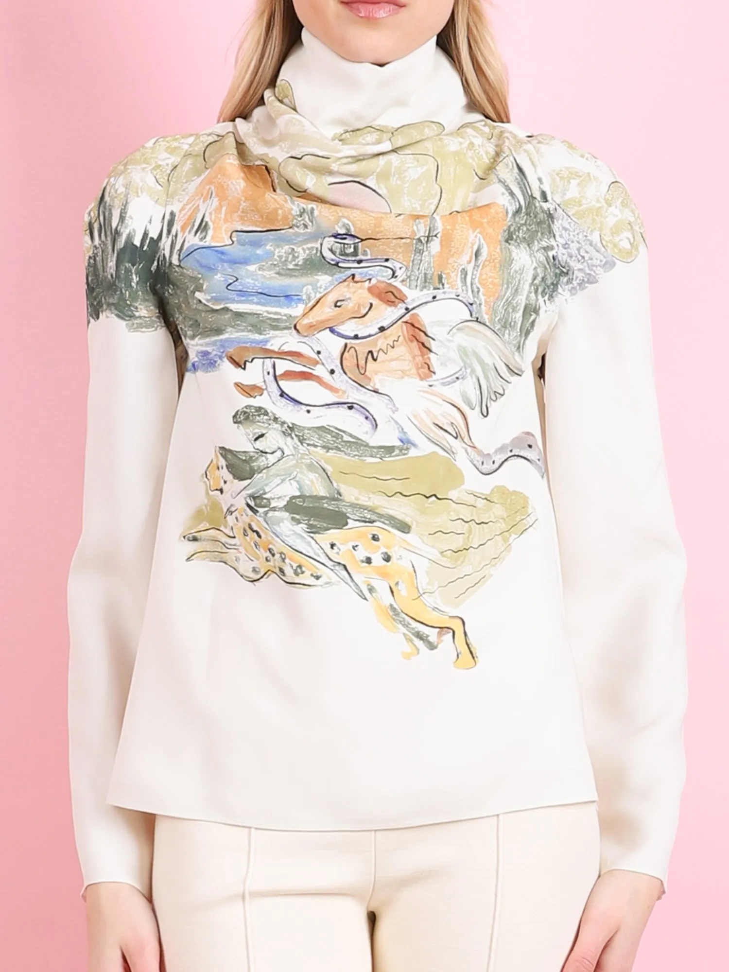CARA TOP IN OFF WHITE