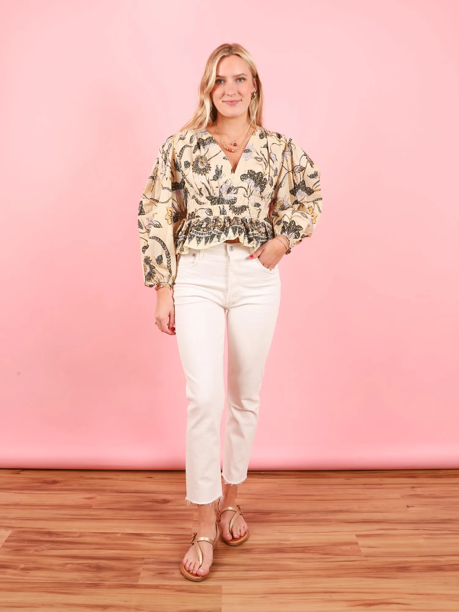 Charlotte Crop Jean in Aspen