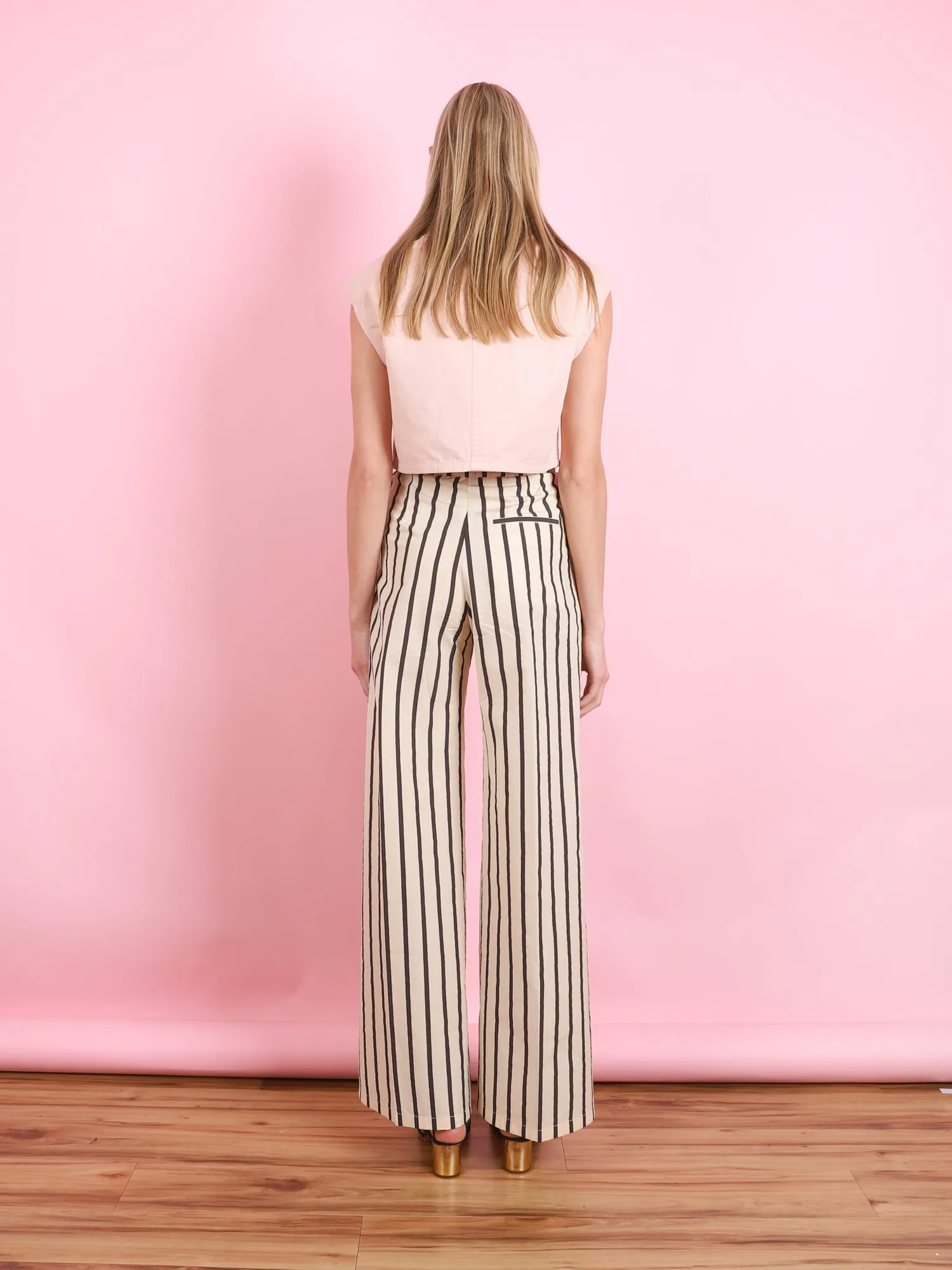 CHIC COTTON LINEN HOOK VEST
