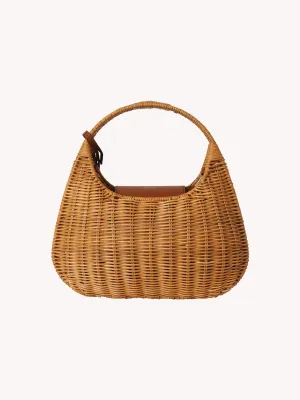 CLARA WICKER MINI BAG
