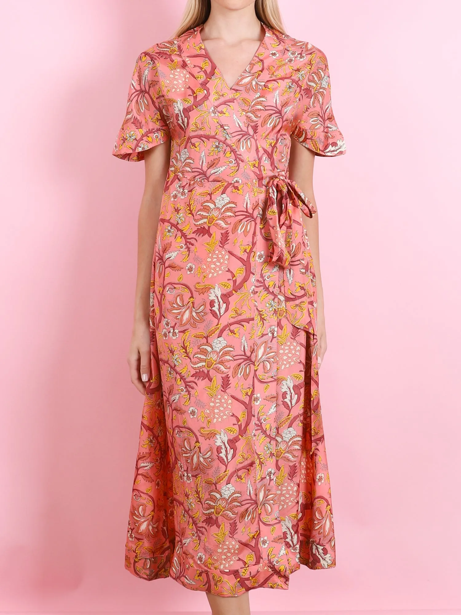 Clementine Wrap Midi Dress