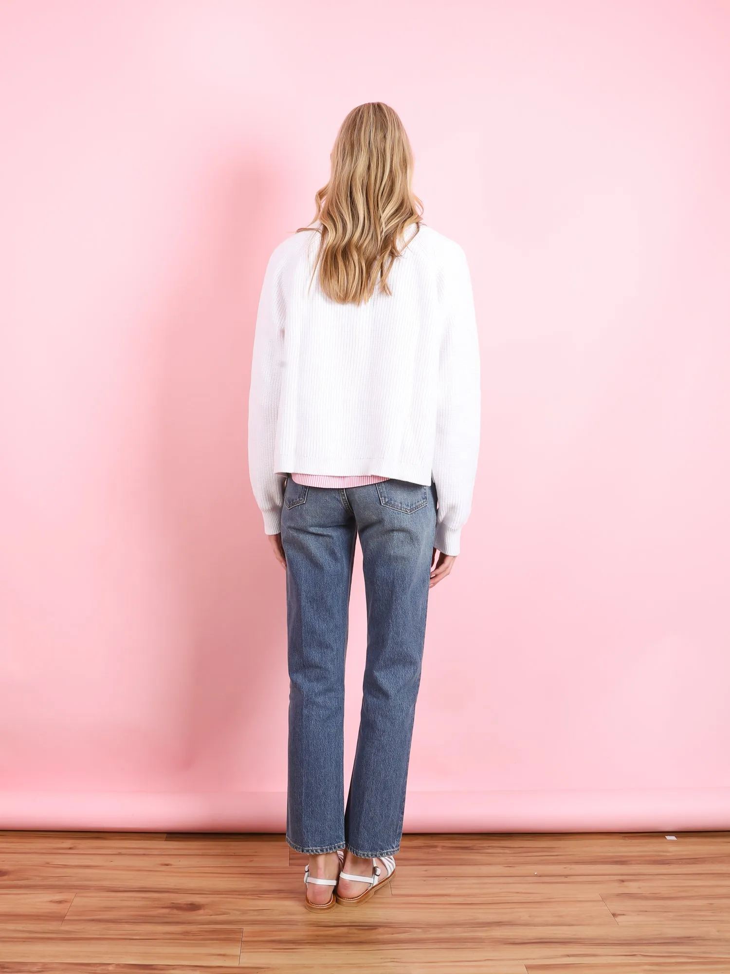 Cotton Rib Cardigan