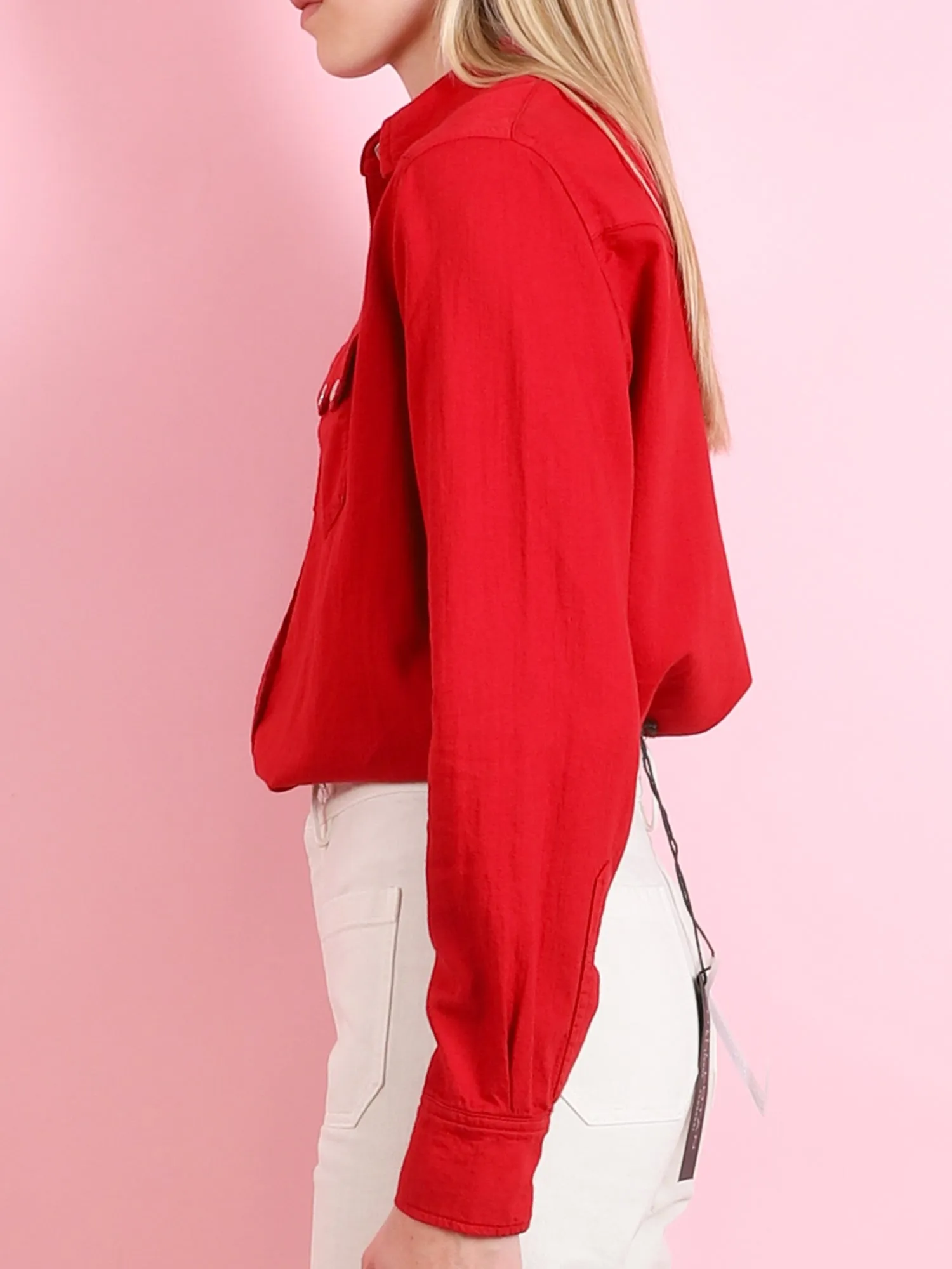 COTTON SATIN TEX SHIRT
