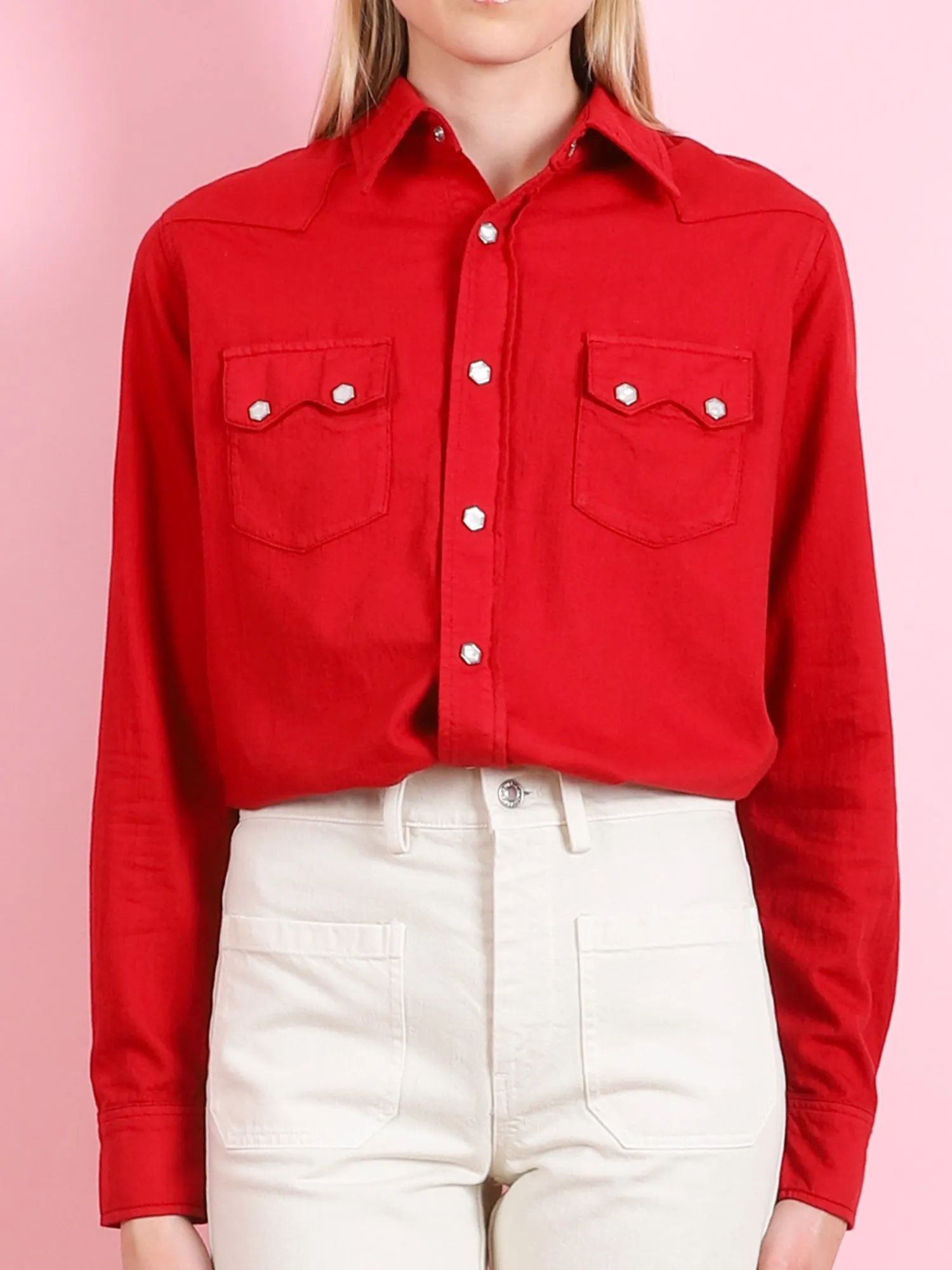 COTTON SATIN TEX SHIRT