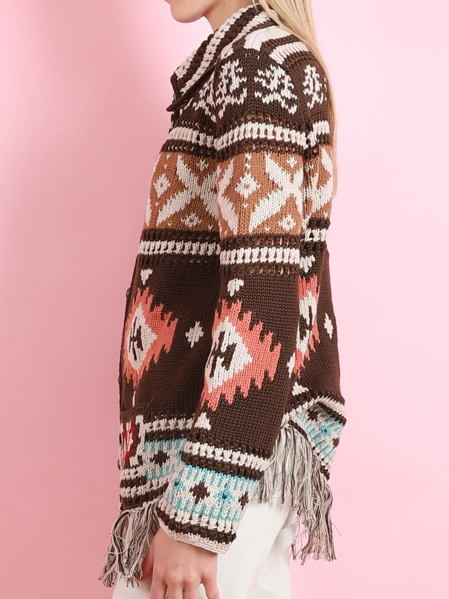CROCHET NAVAJO CARDIGAN