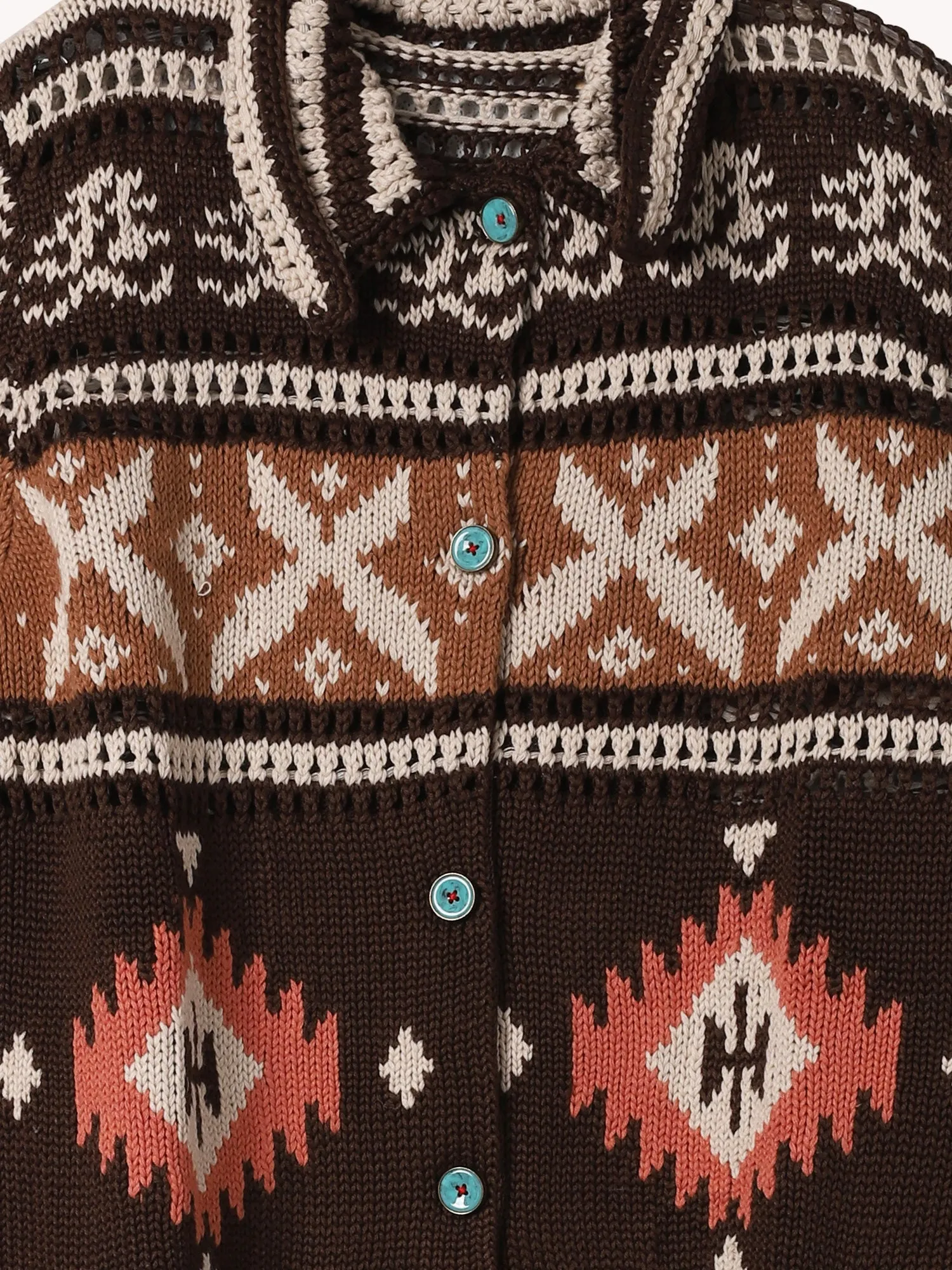 CROCHET NAVAJO CARDIGAN