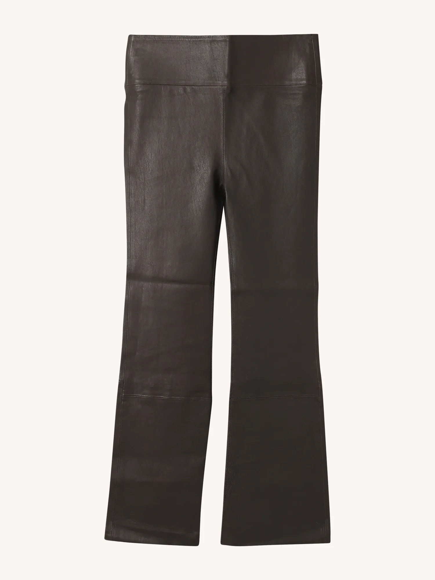 Crop Flare Leather