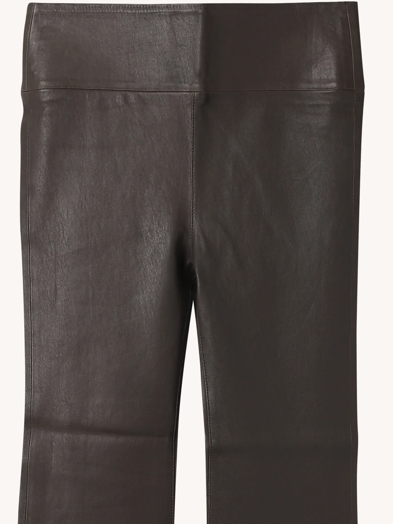 Crop Flare Leather