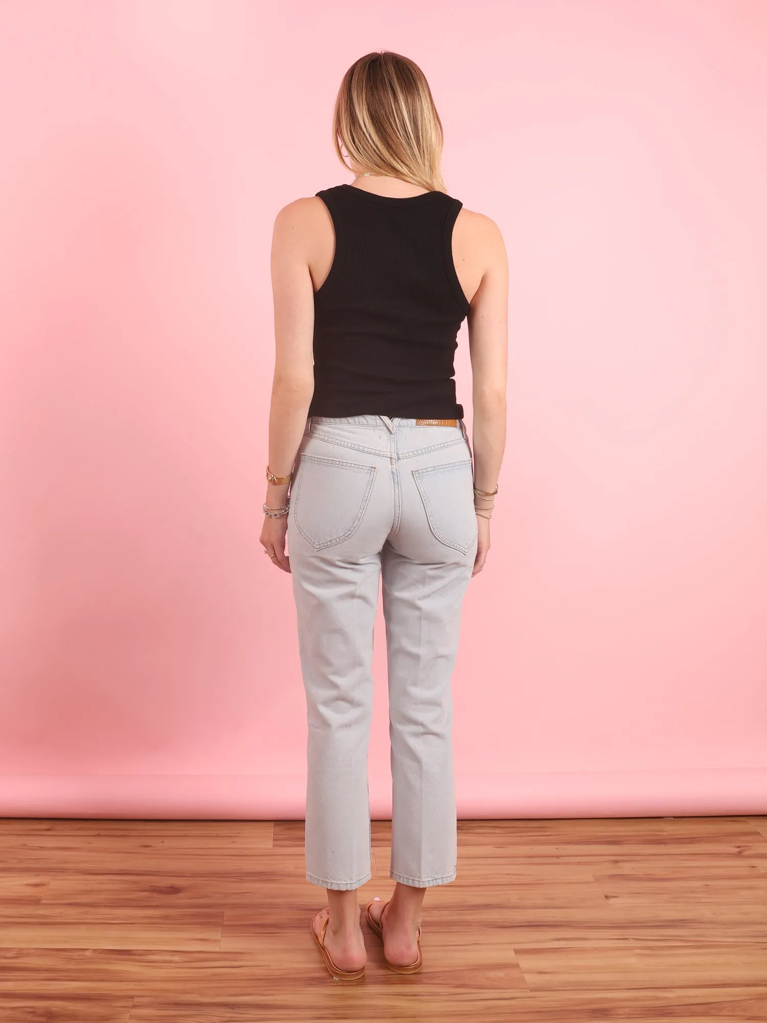 Crop Straight Leg Jean