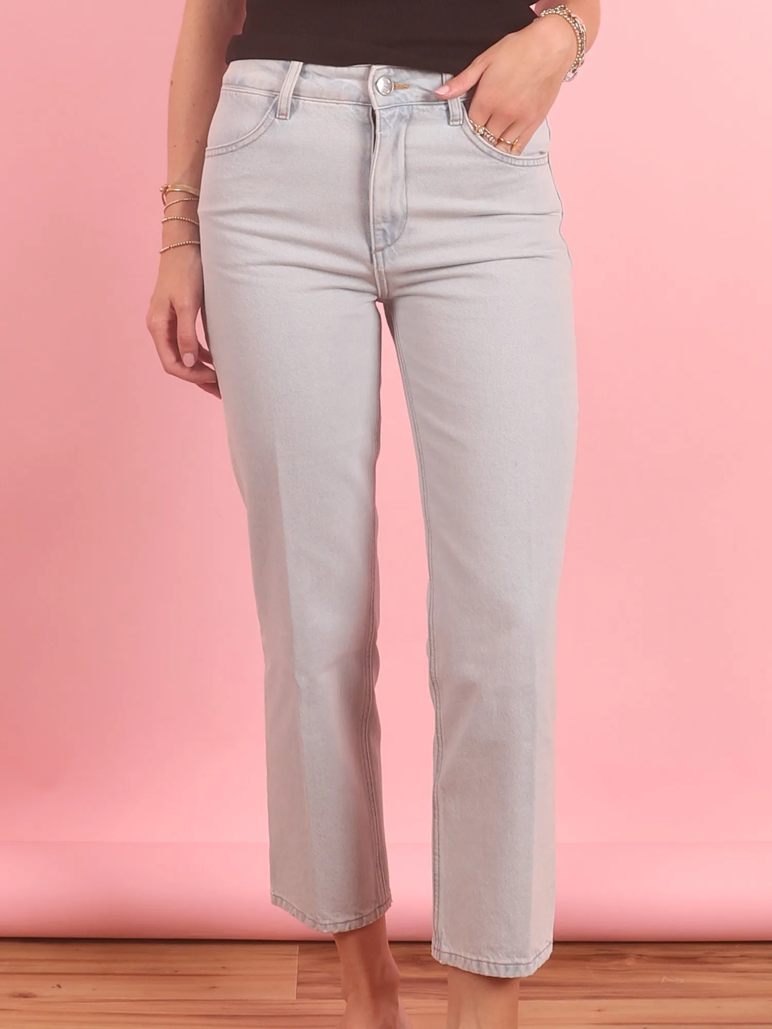 Crop Straight Leg Jean