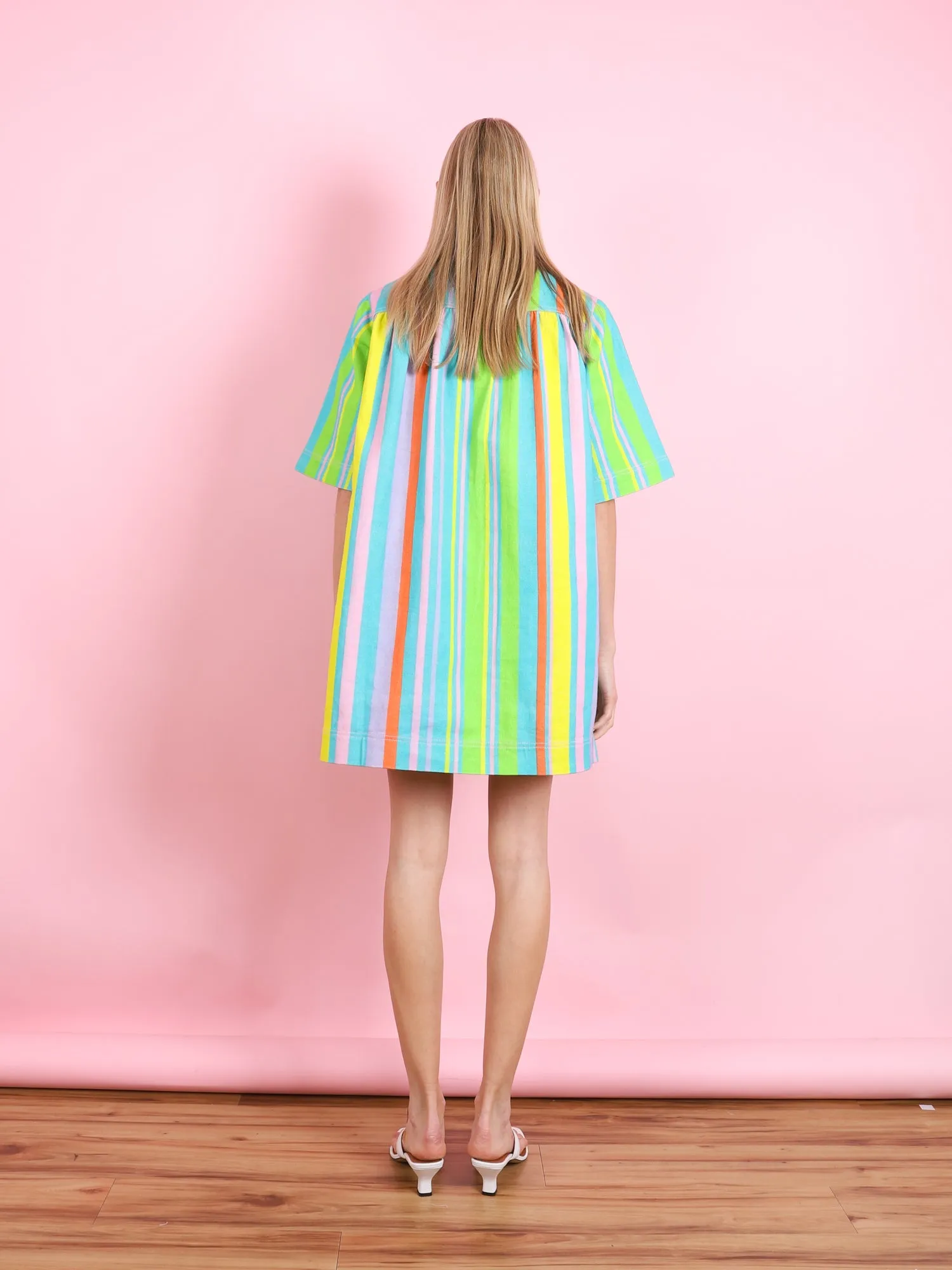 Denim Stripe Dress