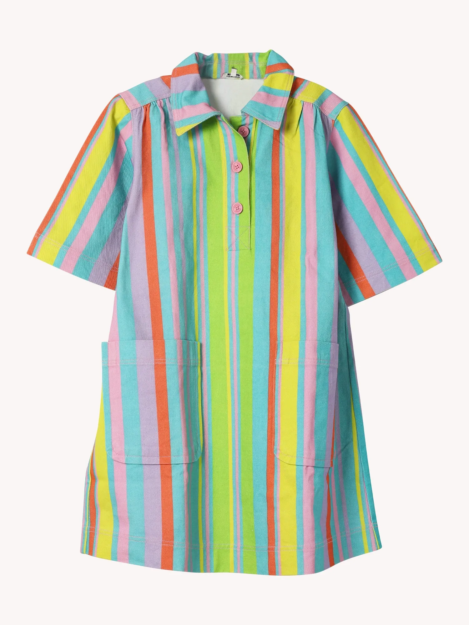 Denim Stripe Dress