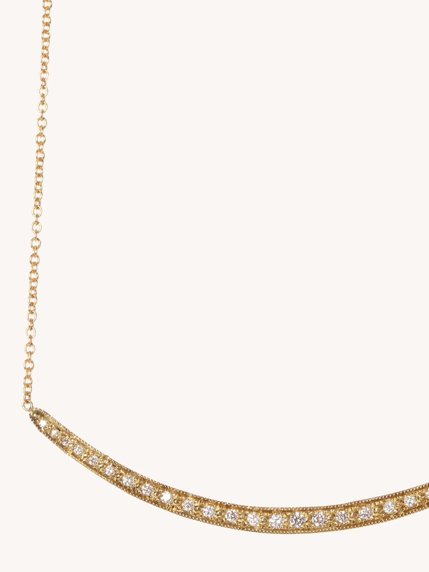Diamond Bar Necklace