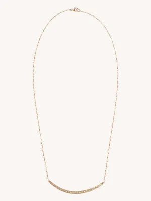 Diamond Bar Necklace