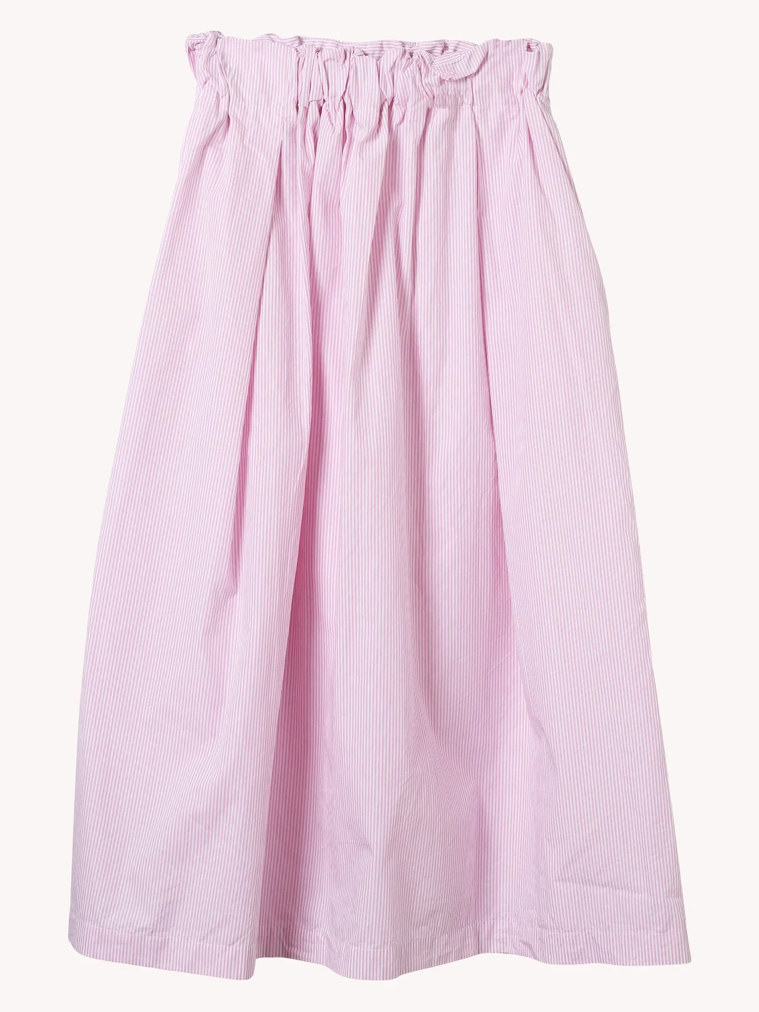 ELASTIC WAIST KNEE LENGTH SKIRT