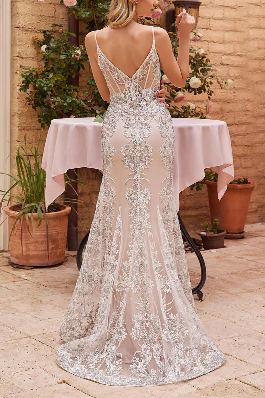 Evanthe | Crystals Mermaid Wedding Dress