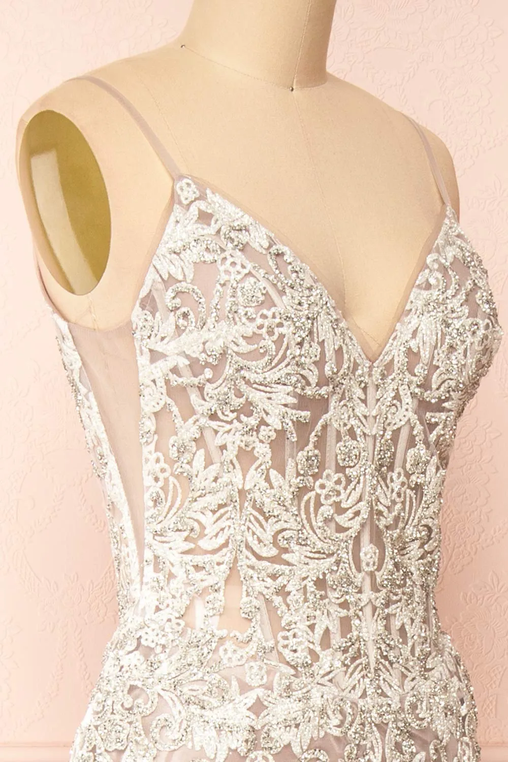 Evanthe | Crystals Mermaid Wedding Dress