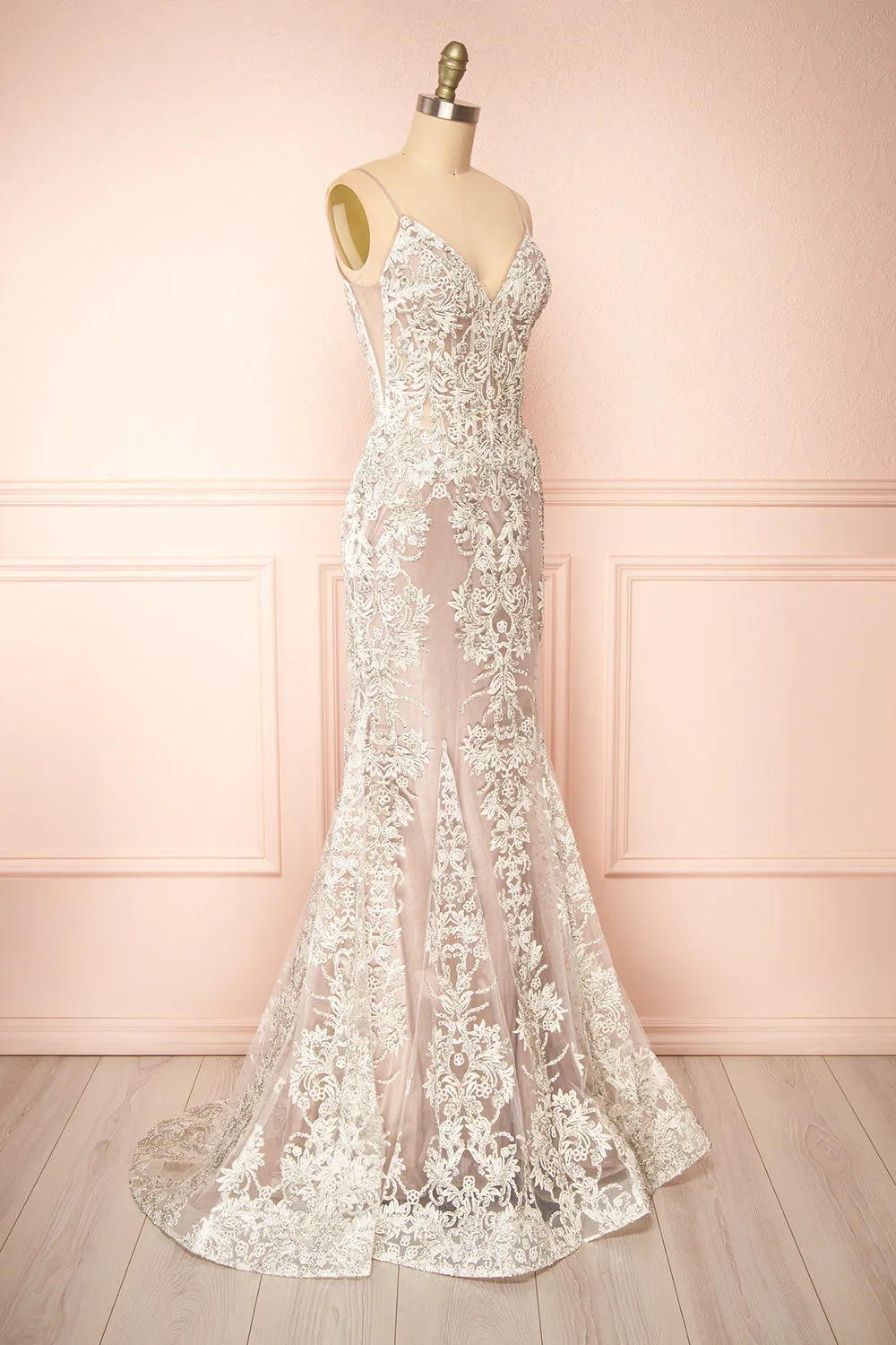 Evanthe | Crystals Mermaid Wedding Dress