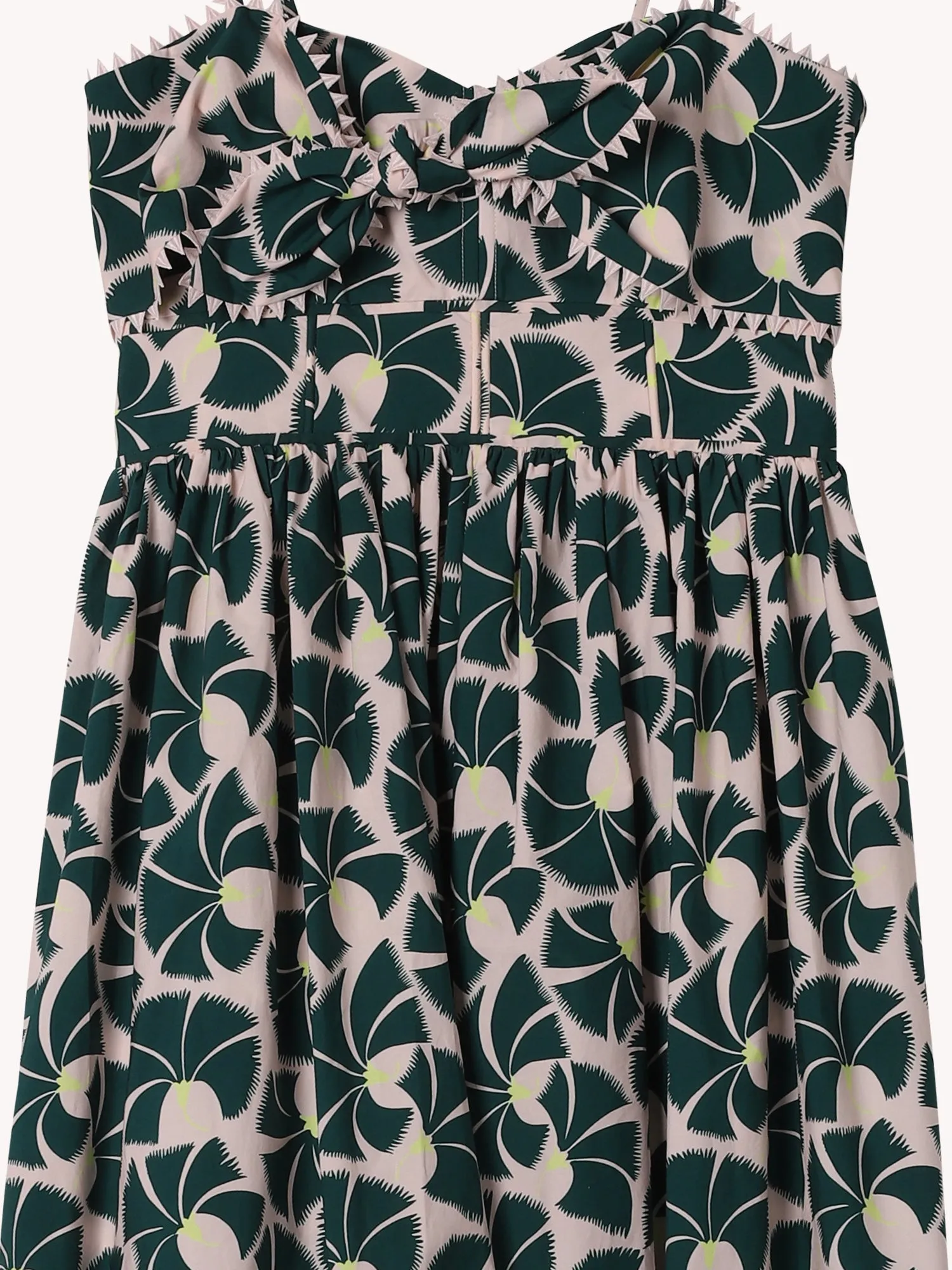FAN FLOWER PRINT SUNDRESS