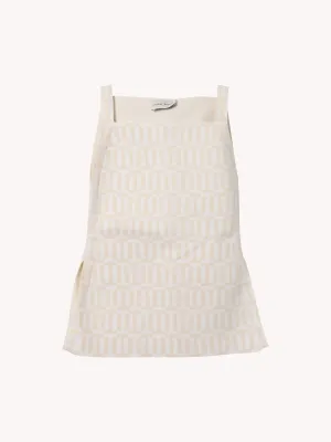 GEO JACQUARD ASHER APRON