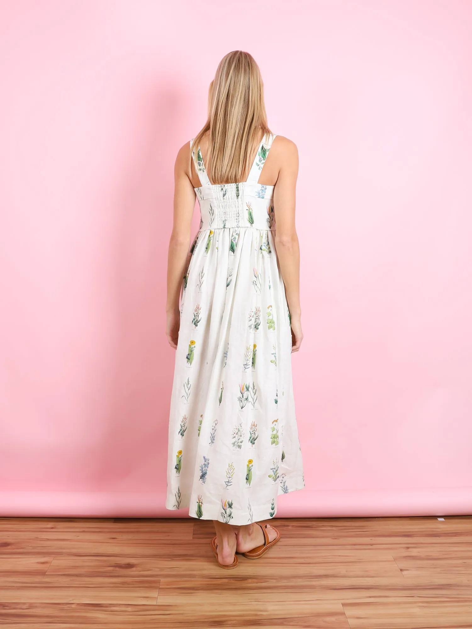 GREENHOUSE FLORAL SUNDRESS