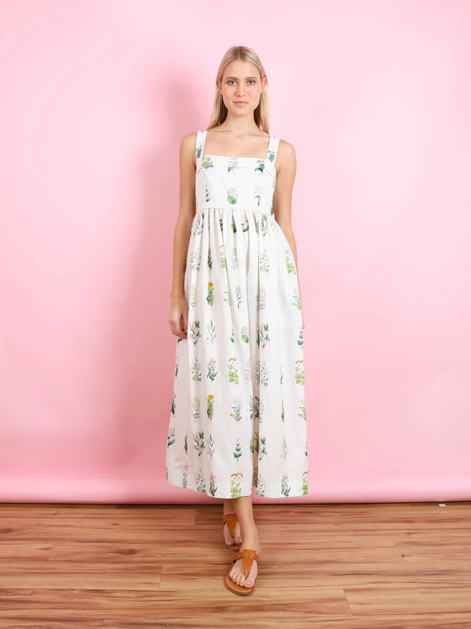GREENHOUSE FLORAL SUNDRESS