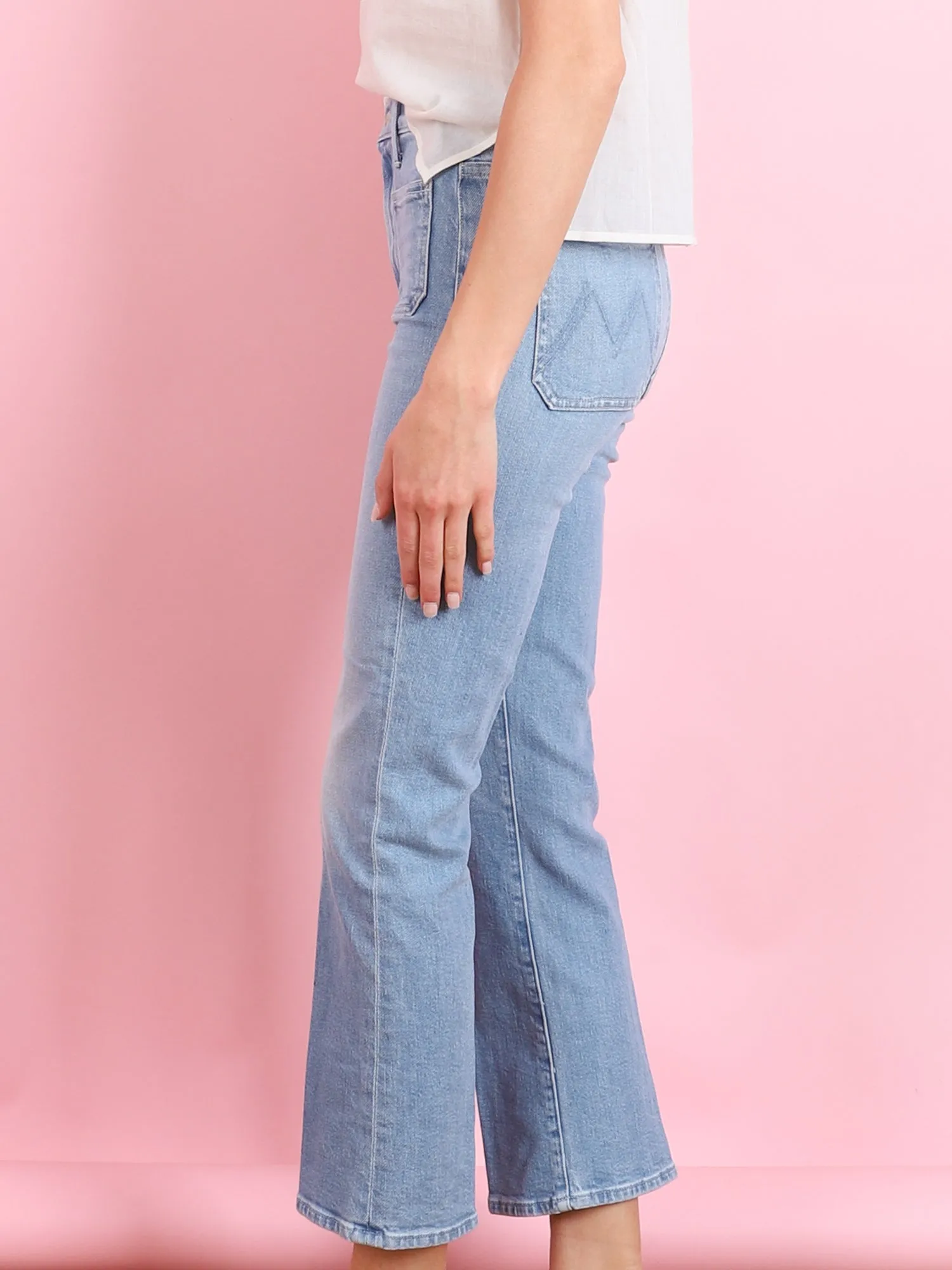 HUSTLER PATCH POCKET ANKLE DENIM