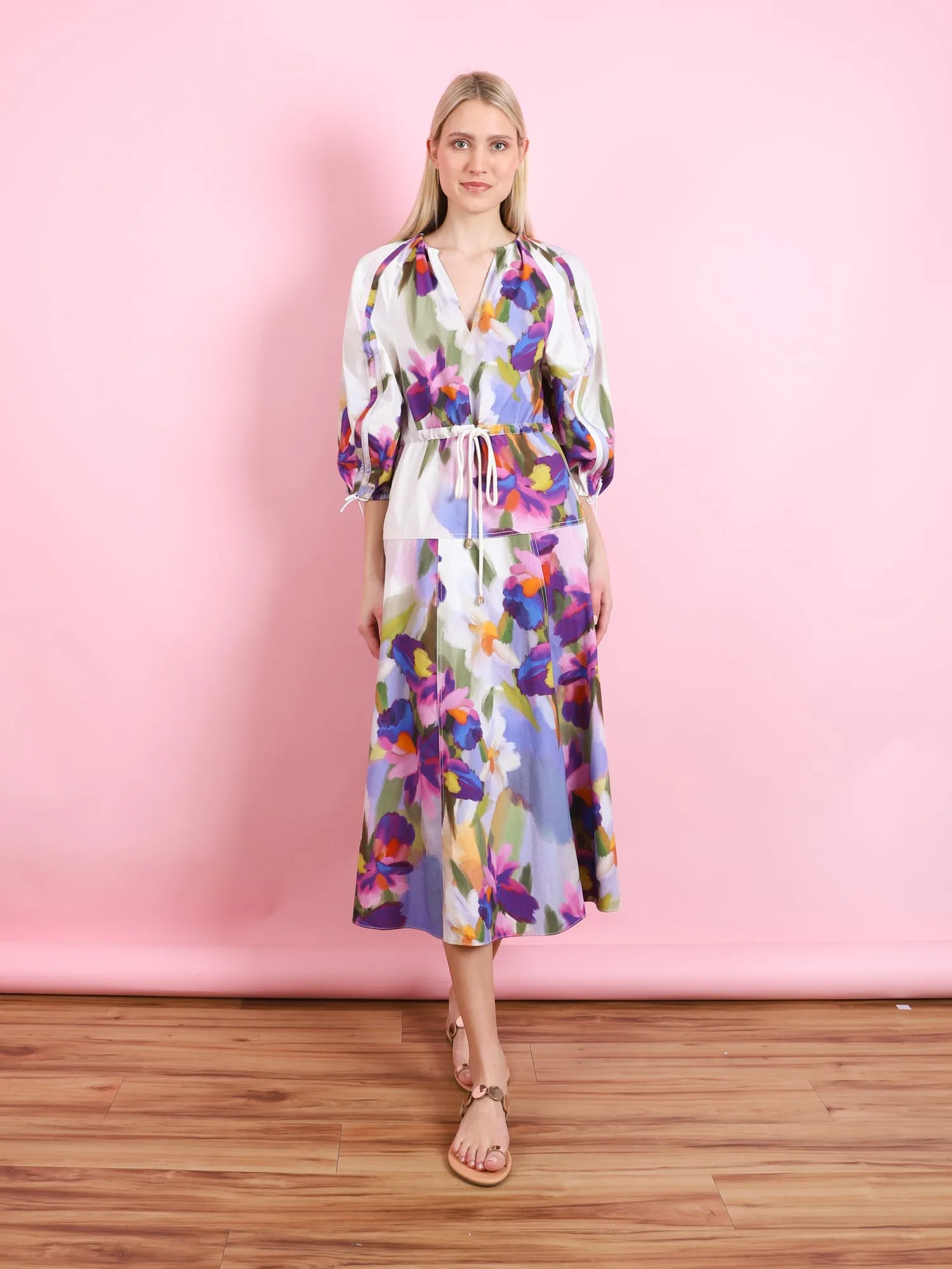 IRIS BALLOON SLV DRESS