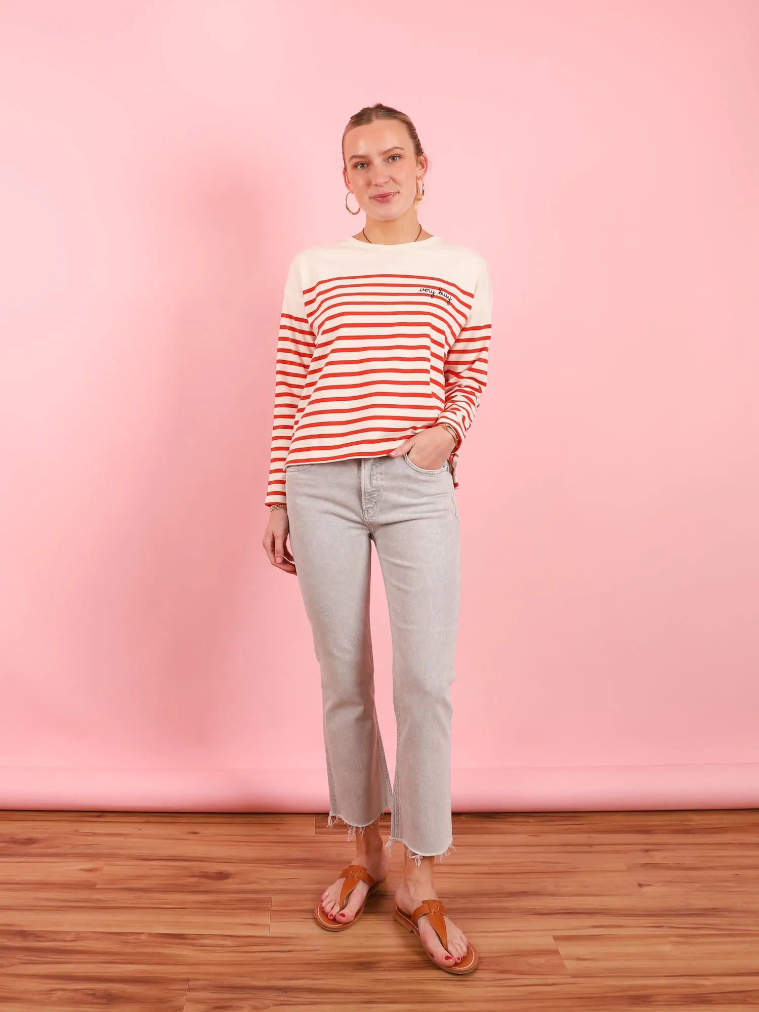 Izola Zip Cropped Jean