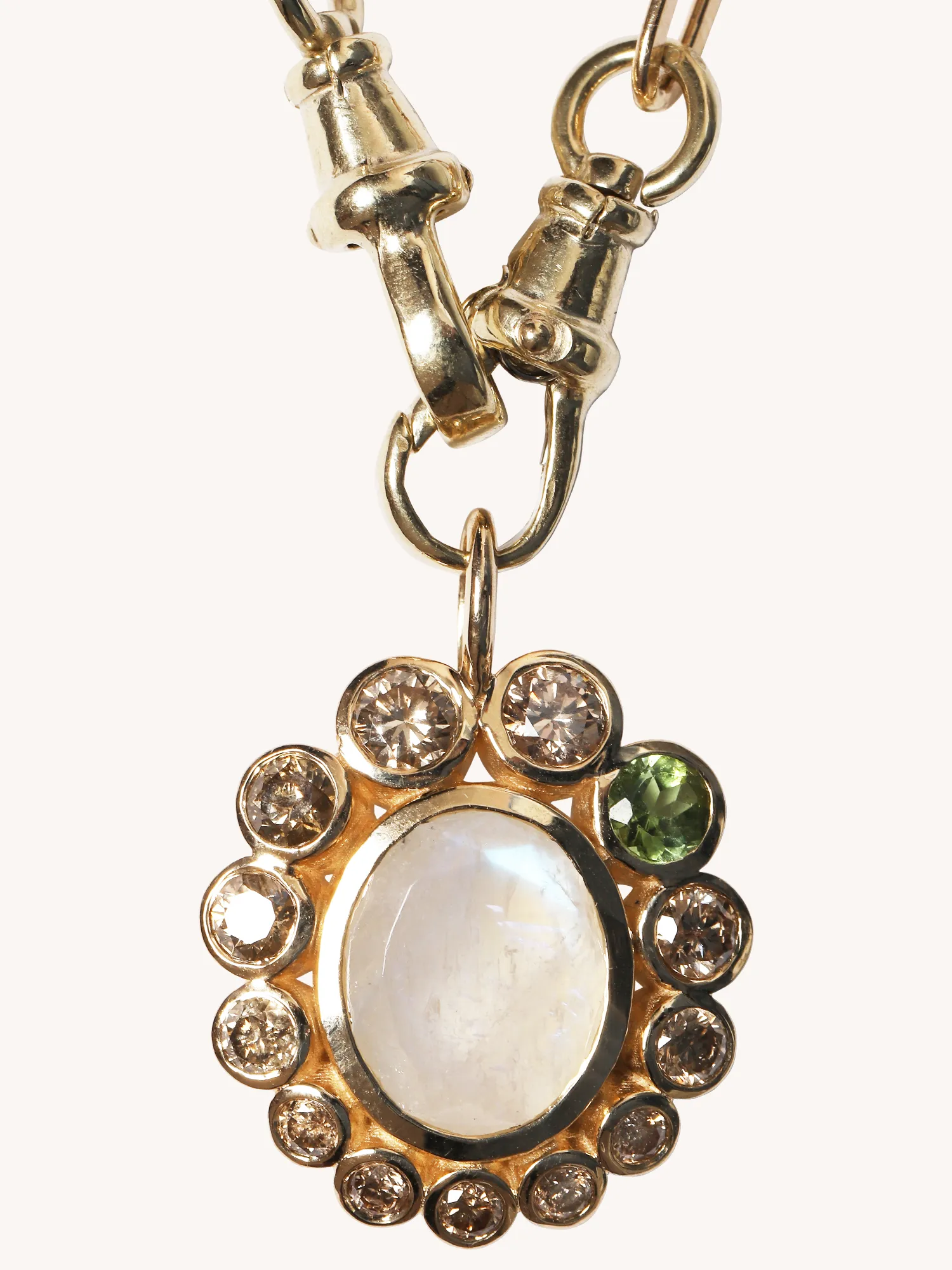 Jasmine Necklace with Diamonds