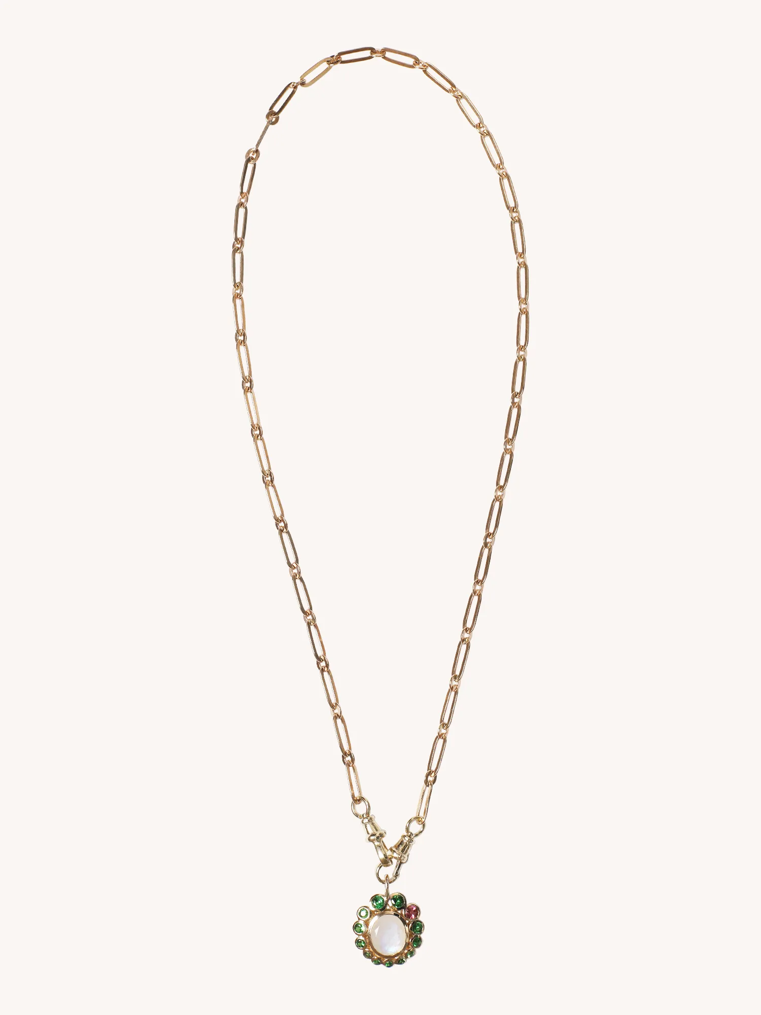Jasmine Necklace with Tsavorite